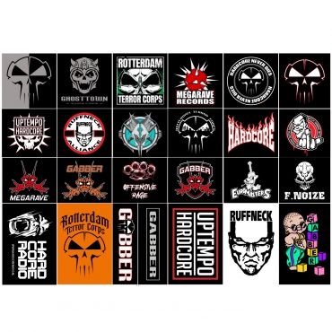 Hardcore Sticker pack - 25 pieces