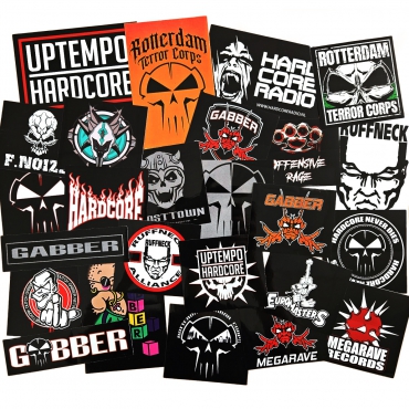 Hardcore Sticker pack - 25 pieces