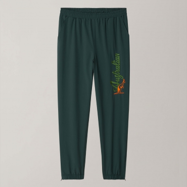 Australian Archive Pants Big Logo Green Orange