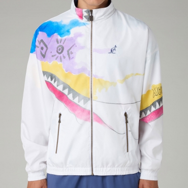 Australian Archive Jacket Native Print White
