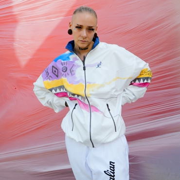 Australian Archive Jacket Native Print White