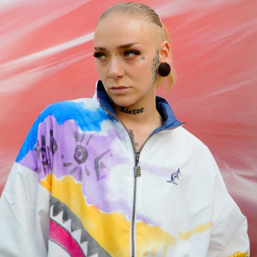 Australian Archive Jacket Native Print White