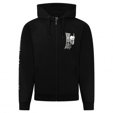 Hardcore Hooded Zipper Silver